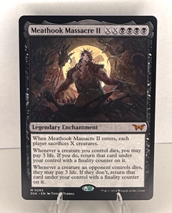 MTG DSK-0293 Meathook Massacre II (0293) - Duskmourn Mythic Rare - Image 1