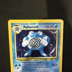 Pokemon TCG Poliwrath 13/102 Base Set Holo WOTC NEAR MINT - Image 2