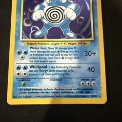 Pokemon TCG Poliwrath 13/102 Base Set Holo WOTC NEAR MINT - Image 3