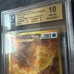 Pokemon Origin Forme Palkia VSTAR Universe Japanese Ultra Rare #259 BGS 10 - Image 2