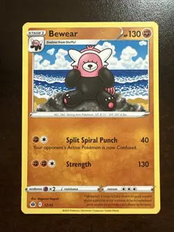 Bewear 12/15 MP Pokemon TCG McDonald’s Promo 2022 - Image 1