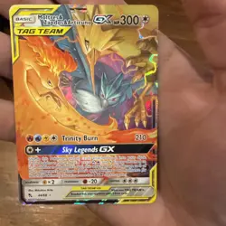 Pokemon Moltres & Zapdos & Articuno GX 44/68 Hidden Fates TAG TEAM Holo - Image 1