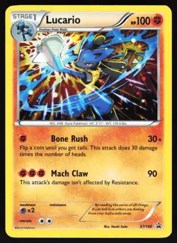Lucario - XY140 Pokemon XY Promos Promo NM - Image 1