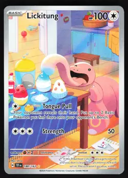 Lickitung 180/162 Pokemon SV05: Temporal Forces Illustration Rare NM - Image 1