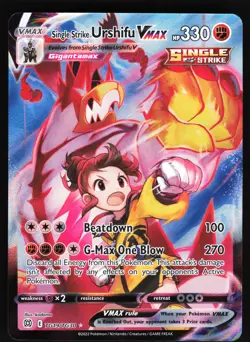 Single Strike Urshifu VMAX TG19/TG30 Pokemon Brilliant Stars Trainer Gallery NM - Image 1