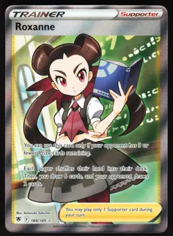 Roxanne (Full Art) 188/189 Pokemon SWSH10: Astral Radiance Ultra Rare NM/MINT - Image 1