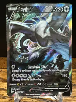 Lugia V Alt Art Ultra Rare - 186/195 - Silver Tempest Pokemon 2022 - Image 1
