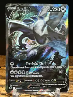Lugia V Alt Art Ultra Rare - 186/195 - Silver Tempest Pokemon 2022 - Image 2