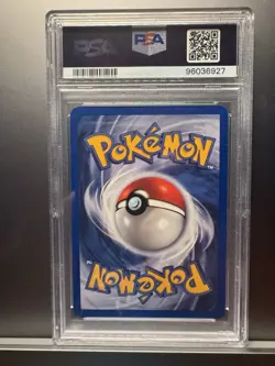 PSA 8 Dark Dragonite 5/82 Team Rocket Holo Pokemon WOTC 2000 - HUGE Full Swirl - Image 5