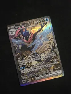 Greninja EX 132 Sv: Scarlet Violet Promo Cards Black Star Holo - Image 1