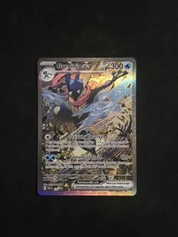 Greninja EX 132 Sv: Scarlet Violet Promo Cards Black Star Holo - Image 2