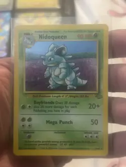 Nidoqueen 7/64 Holo Rare Unlimited Jungle Set 1999 - Pokemon Card TCG (LP) - Image 1