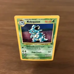 1999 Pokemon TCG Nidoqueen Holo Rare Unlimited Holo, Jungle Card 7/64 - Image 4