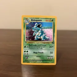 1999 Pokemon TCG Nidoqueen Holo Rare Unlimited Holo, Jungle Card 7/64 - Image 5