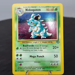 Nidoqueen 7/64 Jungle Holo Rare Unlimited Pokemon Card WOTC Vintage TCG NM⭐ - Image 1