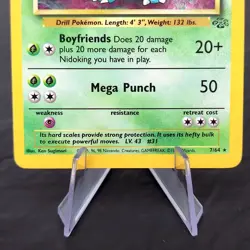 Nidoqueen 7/64 Jungle Holo Rare Unlimited Pokemon Card WOTC Vintage TCG NM⭐ - Image 4