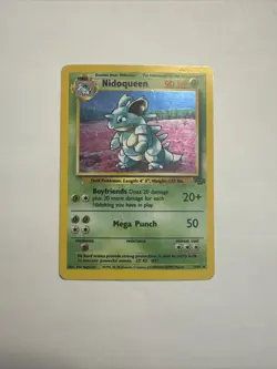 Nidoqueen 7/64 Pokemon TCG WOTC Jungle Unlimited Holo Rare HP Vintage - Image 1