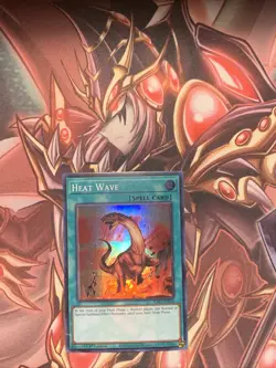 Heat Wave 1st Edition Super Rare RA03-EN058 Yu-Gi-Oh! - Image 1
