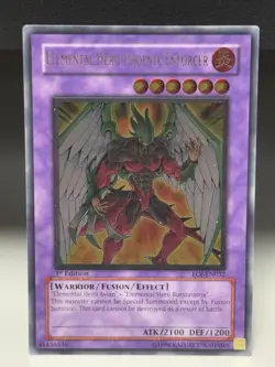 Elemental Hero Phoenix Enforcer (UTR) EOJ-EN032 Enemy of Justice 1st Edition #1 - Image 1