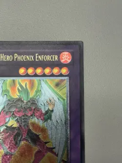 Elemental Hero Phoenix Enforcer (UTR) EOJ-EN032 Enemy of Justice 1st Edition #1 - Image 2