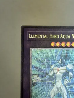 Elemental Hero Aqua Neos (UTR) POTD-EN031 Ultimate Rare 1st Edition GOLD STAMP - Image 5