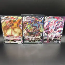 Eeveelution Vmax 8 Card Complete Set Pokemon Evolving Skies NM - Image 2