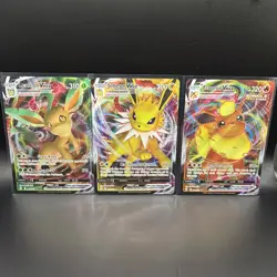 Eeveelution Vmax 8 Card Complete Set Pokemon Evolving Skies NM - Image 3