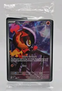 Charcadet 2025 Pokemon Phantasmal Flames #022 Black Star Promo Holo Sealed - Image 1