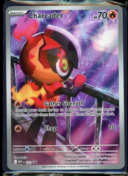 Charcadet 2025 Pokemon Phantasmal Flames #022 Black Star Promo Holo Sealed - Image 1