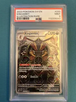 Pokemon Kingambit 220/198 SV01: Scarlet & Violet Base Set Holo PSA 9 - Image 1