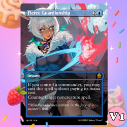 Fierce Guardianship | MTG x Final Fantasy Premium Art Card - Image 1