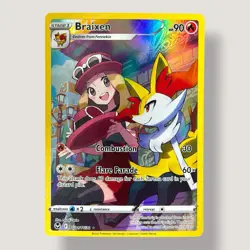 Pokemon TCG - Braixen TG01/TG30 Trainer Gallery Holo Card - Silver Tempest (NM) - Image 1