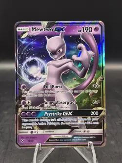 Pokemon TCG Mewtwo GX 39/73 Shining Legends Ultra Rare Holo NM - Image 1