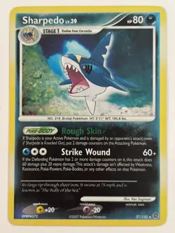 Sharpedo 37/132 Secret Wonders Reverse Holo - Pokemon TCG 2007 - Image 1