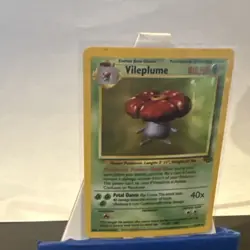 Pokemon Vileplume Jungle Holo Rare Card 15/64 80 HP Unlimited 1999 TCG - Image 1