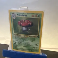 Pokemon Vileplume Jungle Holo Rare Card 15/64 80 HP Unlimited 1999 TCG - Image 2
