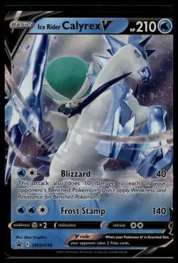 SWSH: Sword & Shield Promo Cards #SWSH130 Ice Rider Calyrex V - Image 1