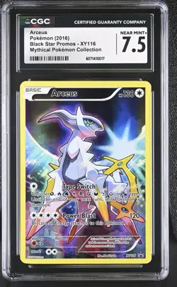 CGC 7.5 Arceus Black Star Promo XY116 Pokemon Card - Image 1