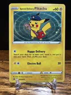 Special Delivery Pikachu SWSH074 SWSH: Sword & Shield Promo Cards Holo - Image 2