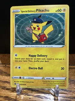 Special Delivery Pikachu SWSH074 SWSH: Sword & Shield Promo Cards Holo - Image 3