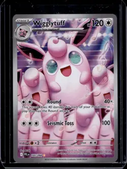 2025 Pokemon Phantasmal Flames Wigglytuff Illustration Rare #105/094 - Image 1