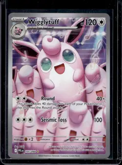 2025 Pokemon Phantasmal Flames Wigglytuff Illustration Rare #105/094 - Image 1