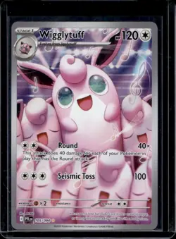 2025 Pokemon Phantasmal Flames Wigglytuff Illustration Rare #105/094 - Image 1