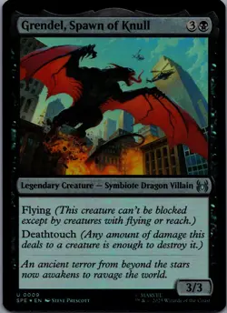Grendel, Spawn of Knull [Foil] 9/-- Marvel's Spider-Man Eternal Uncommon - Image 1