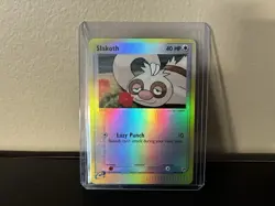 Pokemon 2003 EX Sandstorm Slakoth 80/100 Reverse Holo Rare LP - Image 1