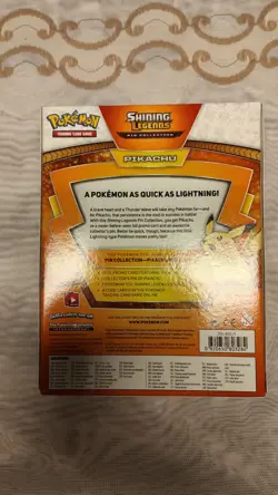 Pokemon TCG Shining Legends Pin Collection Pikachu And Mewtwo Boxs Sealed - Image 2