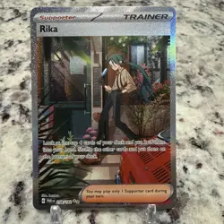 Pokemon Card - Rika Paradox Rift 258/182 Holo Special Illustration Rare 🔥 - Image 1
