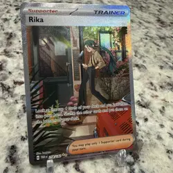 Pokemon Card - Rika Paradox Rift 258/182 Holo Special Illustration Rare 🔥 - Image 2