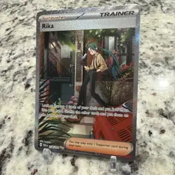 Pokemon Card - Rika Paradox Rift 258/182 Holo Special Illustration Rare 🔥 - Image 3