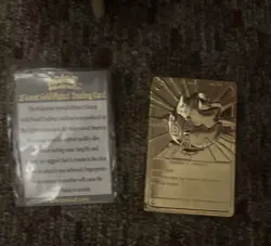 Pokemon 1999 Vintage 24K Gold Plated Togepi Card Burger King Limited Edition - Image 3